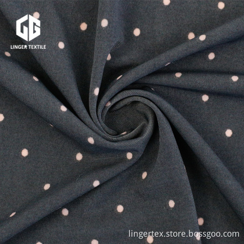 Speckle Polyester Spandex Penetration Bedrucktes Single Jersey